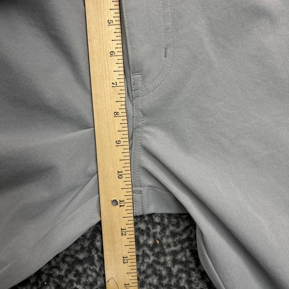 Peter Millar eb66 Pants Men 34x32 Gray Chino Classic Fit Outdoor Pocket - Picture 7 of 11